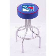 Поощрение Хромированная Поворотная Синтетическая Кожа дешевый барный стул